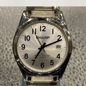 Men’s ^^*^ Sharp Silver Quartz Watch ***